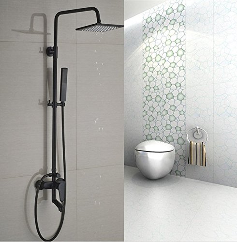 Mitigeur douche pluie avec bec de baignoire encastrable Gowe Modèle II