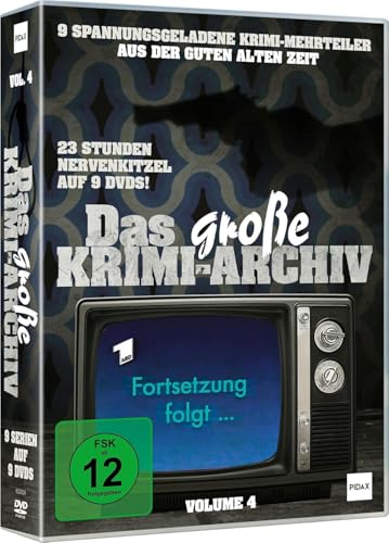 Das große Krimi-Archiv Teil 4 – 9 fesselnde 90er-Krimis + Bonusfilm – Action & Spannung in hochwertiger DVD-Sammleredition – Must-have für Liebhaber guter Filme [9 DVDs]