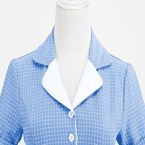 Image of Women 1950s Vintage Short Sleeve Peter Pan Collar Retro Swing A Line Midi Summer Dress Cocktail Party Evening Prom Gown