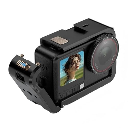 DJI Osmo Action 6 �Ή� �A���~�����P�[�W �ی�t���[�� �c���B�e �O�r ���B��_ ������C�g �}�C�N�Ȃ� 1/4�C���`�l�W���E�R�[���h�V���[�t�� �I�Y���A�N�V����6 �A�N�Z�T���[