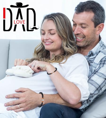 TONY & SANDY First Time Dad Gifts, Daddy to be Bracelet, New Dad Gifts for Men on Father's Birthday Christmas3