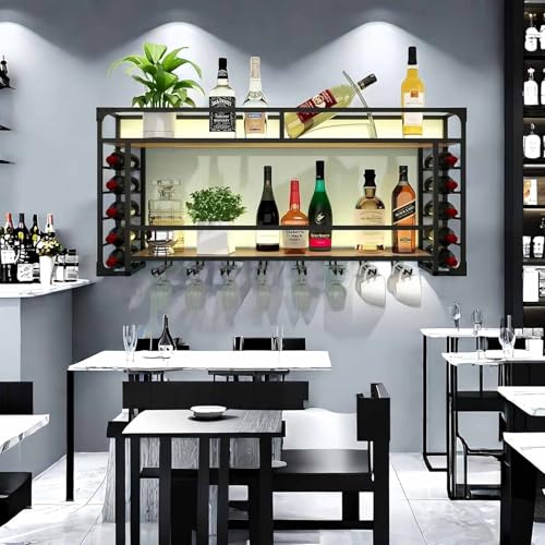 Casier à vin mural en fer épaissi de qualité supérieure