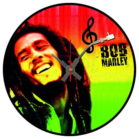 Iconic Bob Marley vinyl record wall clock Cover