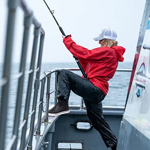 WTW Unisex Rain Boots for Men and Women Waterproof Rubber Fishing Deck Boots Neoprene Boots Slip on Ankle Garden Shoes3