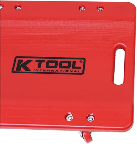 Miniatura 7 de K Tool International 74936 - Enredadera de piso automotriz de 36 pulgadas para garajes, talleres de reparación y bricolaje, plástico HDPE, diseño de