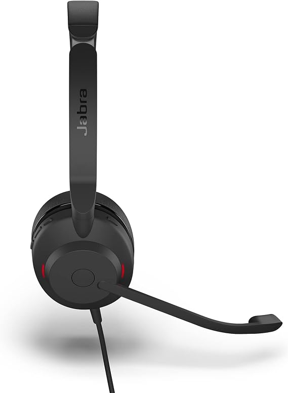Jabra Evolve2 30 SE Wired Mono Noise Cancelling Headset - Features 2-Microphone Call Technology and USB-C Cable - MS Teams Certified, Works with All Other Platforms - Black