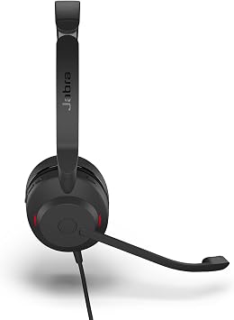 Jabra Evolve2 30 SE Wired Mono Noise Cancelling Headset - Features 2-Microphone Call Technology and USB-C Cable - MS Teams Certified, Works with All Other Platforms - Black