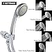 Handheld Shower Head with Hose High Pressure Spray Head against Low Pressure Supply, Chrome