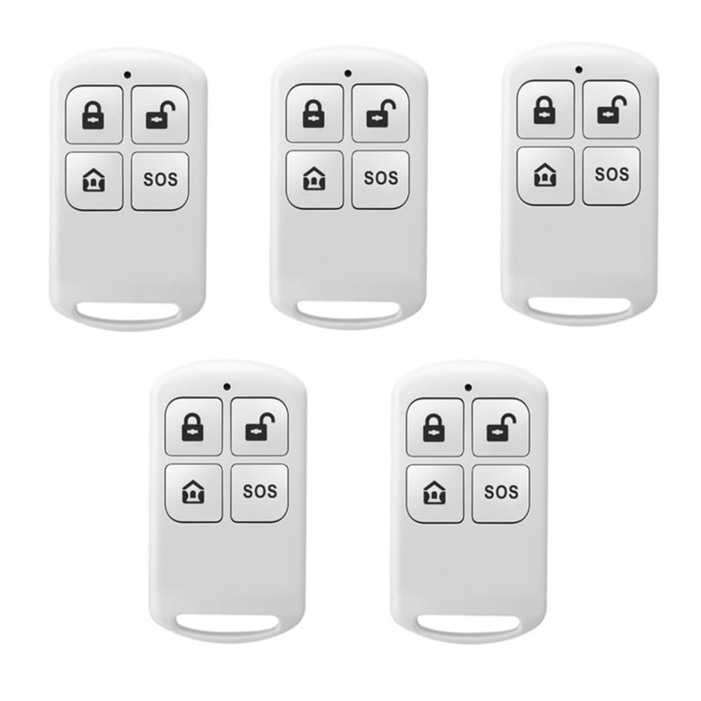 rirue Home Security Alarm System 433MHz Wireless Remote Control 5PCS for PG103 for PG107 Smart Home Alarm System