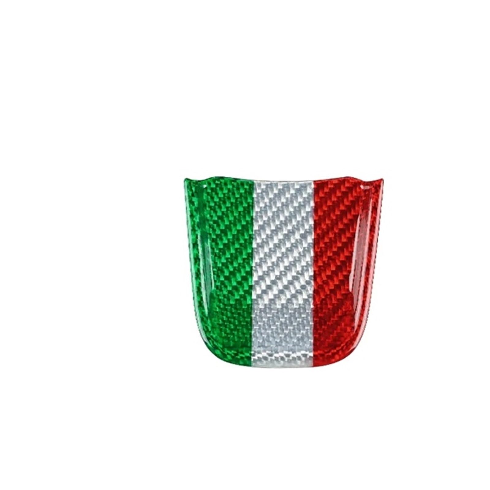 Car Trim Interior for Fiat 500 for Abarth 595 2022-2023 Car Steering Wheel Decorative Sticker Protection Accessories Interior Mouldings(B Tricolor)