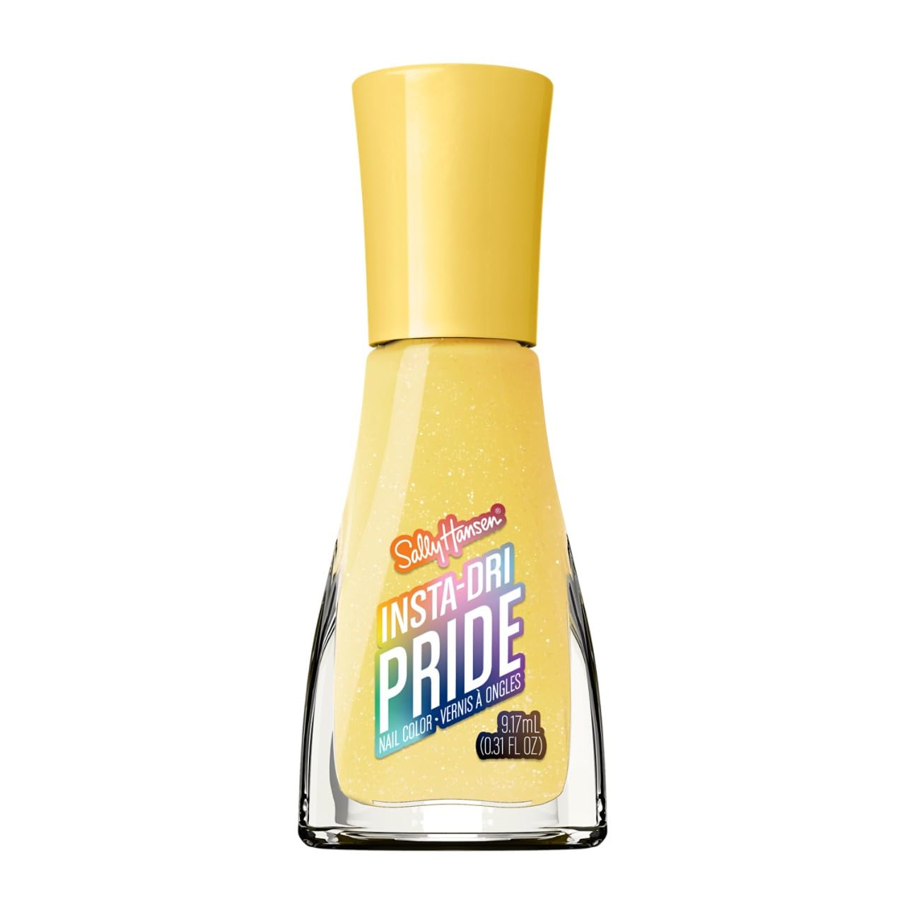 Sally Hansen Insta-Dri Pride Nail Polish Quick Dry Long Lasting Streak-Free Shine Opaque Glossy 881 Free to Bee