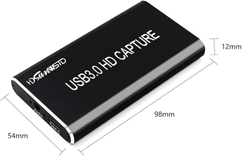 Miniatura 4 de USB 3.0 Tipo-C USB-C HDMI HD Caja de tarjeta de captura de video de juegos con bucle HDMI 1080P 60FPS Caja grabadora de juegos Dispositivo