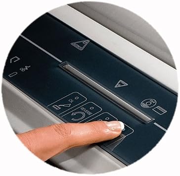 Kobra 310 TS HS-6 Auto Oiler Professional Touch Screen High Security Cross Cut Shredder, Shreds up to 6 Sheets of Paper at a Time, 24 Hour Continuous Duty Motors