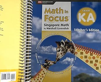 Spiral-bound Math in Focus, the Singapore Approach: Teacher Edition Volume a Grade K 2018 (A) (Math in Focus (Sta)) Book