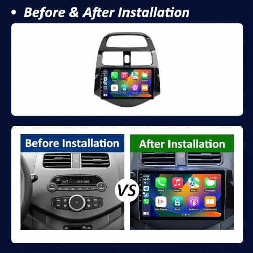 Radio de coche Android Auto con Bluetooth y función Mirror Link 4 núcleos 32G 2