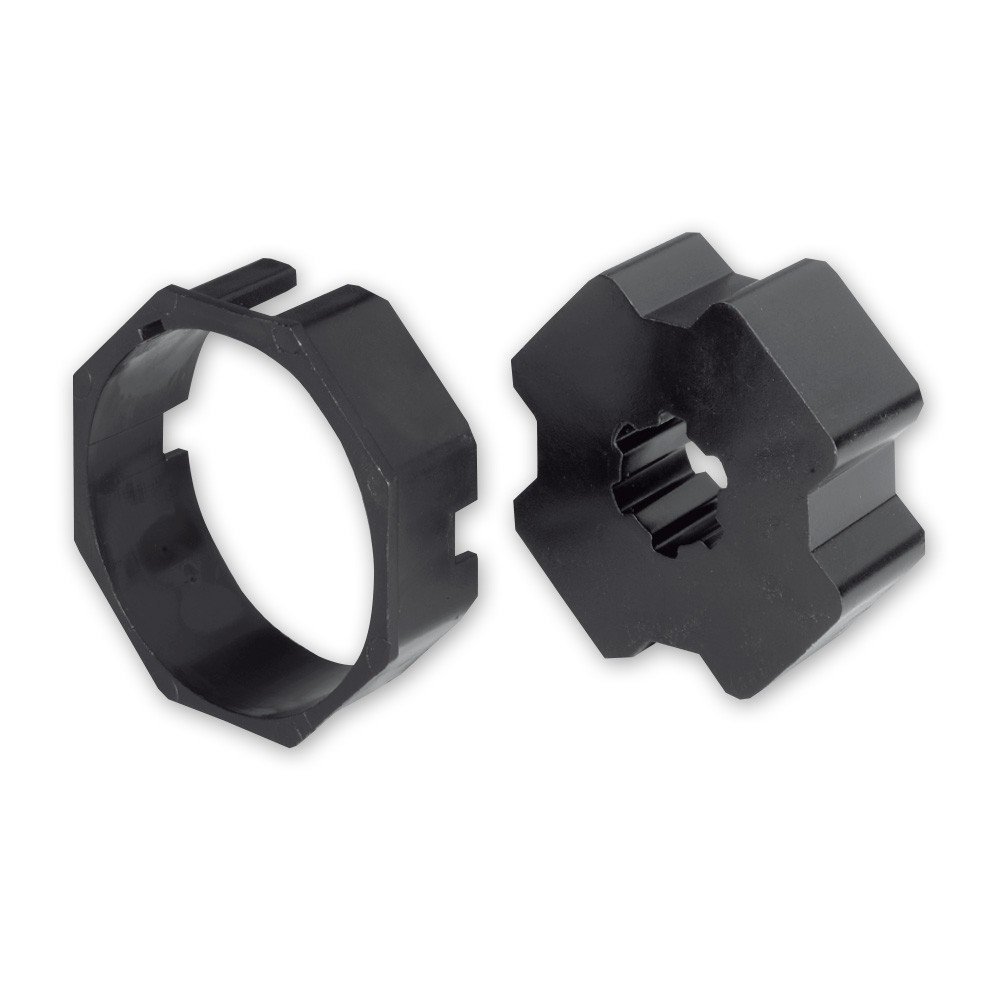 Adapter-Set für Selve Rolladenmotore 2/.. für SW 50 Rolladenwellen bestehend auf Laufring- und Kupplungsadapter, von EVEROXX®