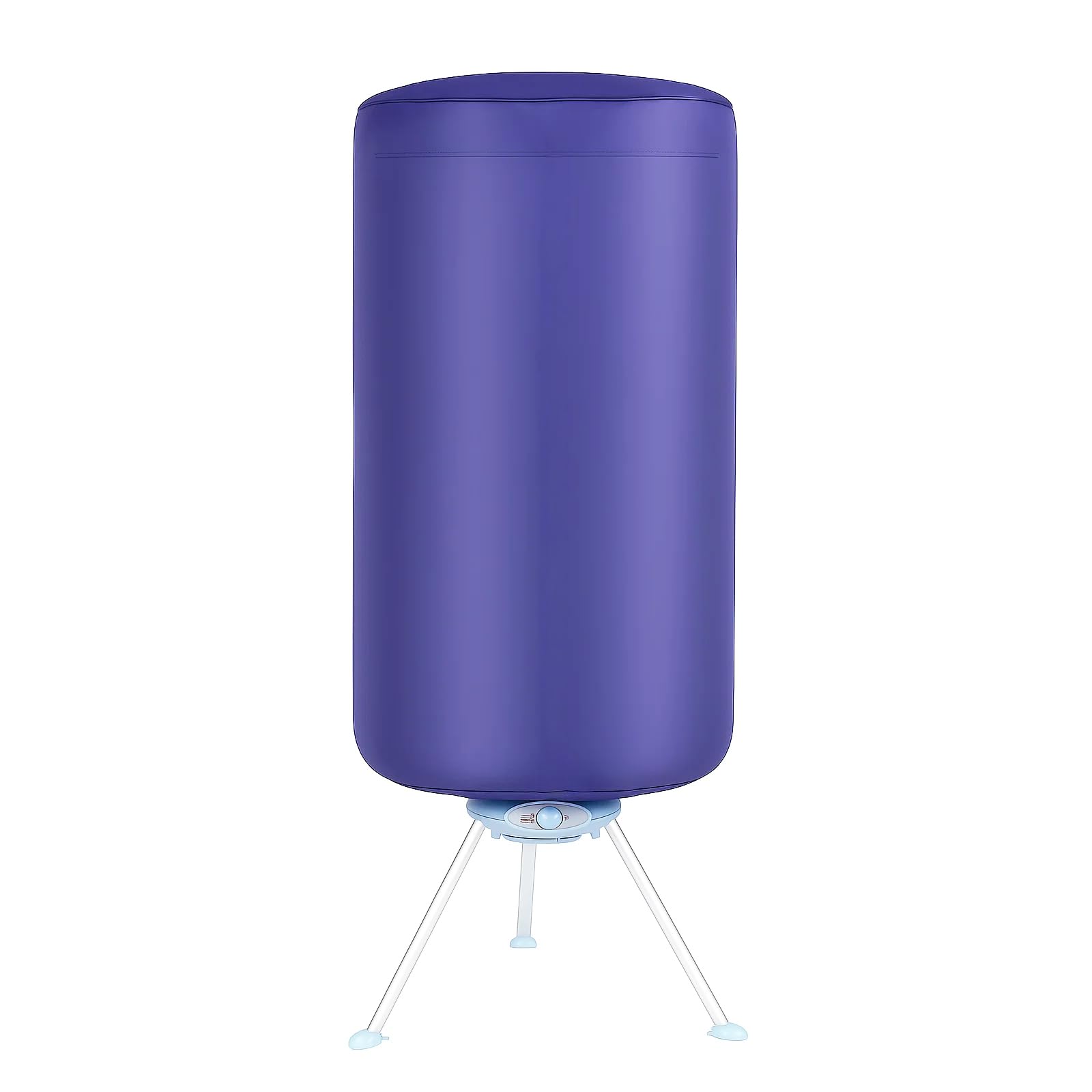 1000W Heated Clothes Airer with Cover 10Kg Capacity 2-Tier Stainless Steel Foldable Electric Clothes Dryer Rack 180-Min Timer&Auto Power-Off Energy Efficient Indoor Drying for Household (Purple 1000W)