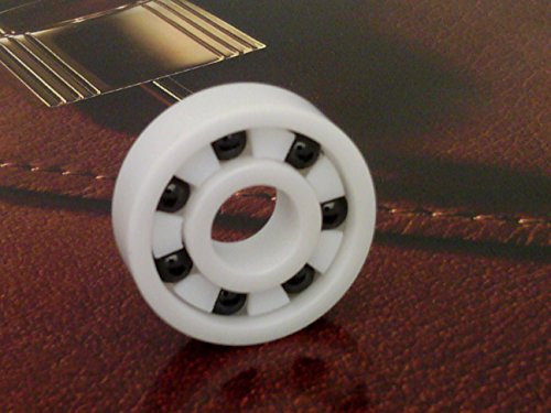 Vxb 608 Full Ceramic Skate Bearing White Ceramic Zro2 Rings With Si3N4 Black Balls 8X22X7 Ball Bearings Vxb Brand #TOP6