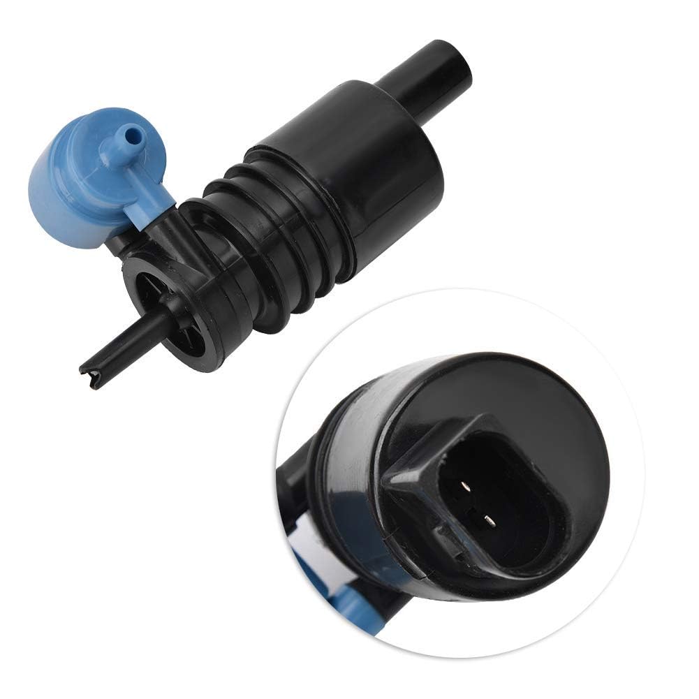 Universal Windshield Washer Pump, System Czyszczenia Szyb Samochodowych, Pompa Spryskiwacza Przedniej Szyby, Automatyczne Nawadnianie, Kompatybilna z Większością Pojazdów, Model 1K6955651