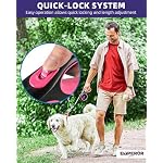 Pink Heavy Duty Retractable Dog Leash 26 ft – Tangle-Free Nylon Tape, Anti-Slip Grip, Reflective – Retractable Leash for Medium Large Dogs up to 110 lbs -Classic-PK26 - Image 3
