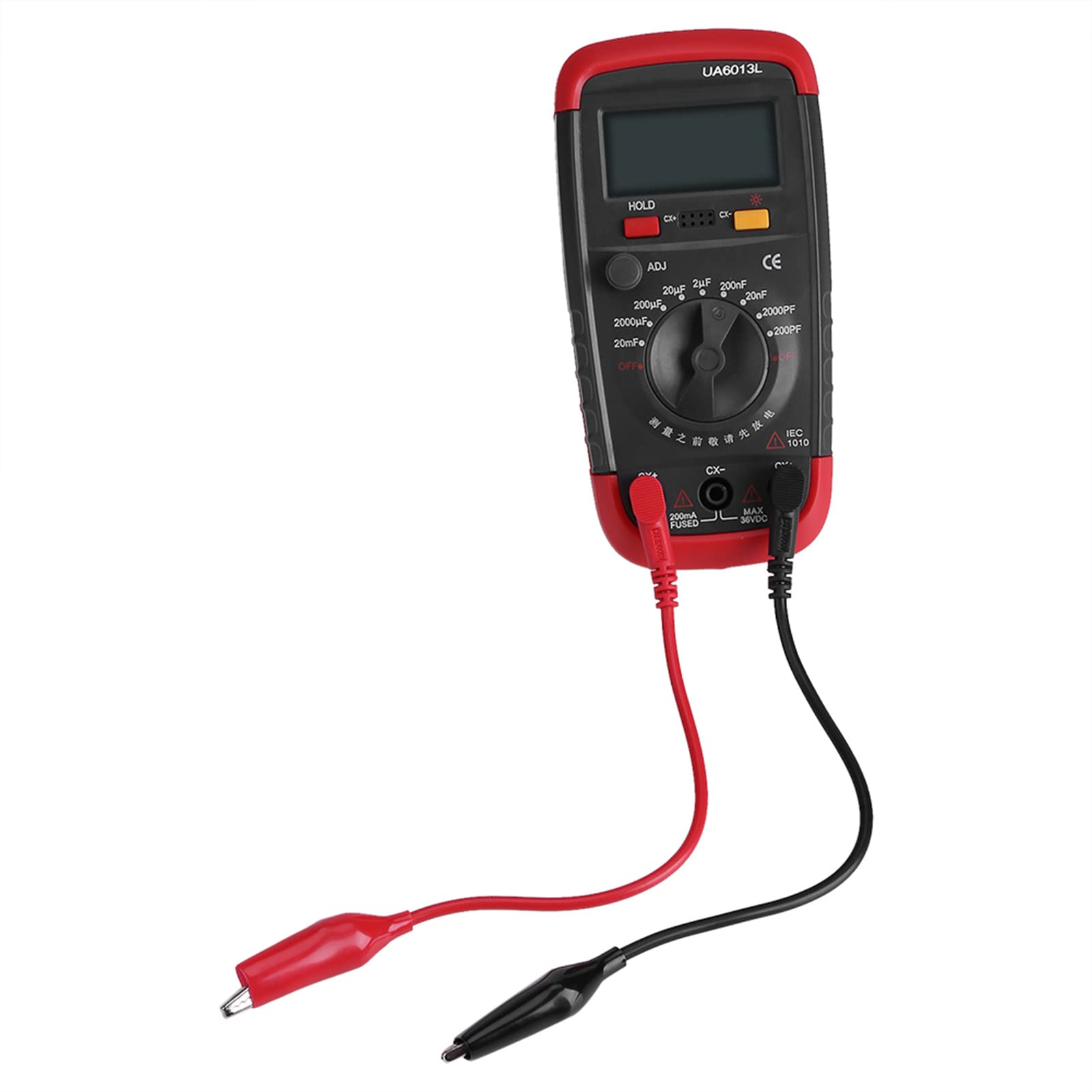 Uyigao Tester per Misuratori di Capacità condensatore Digitali 6013L Display LCD