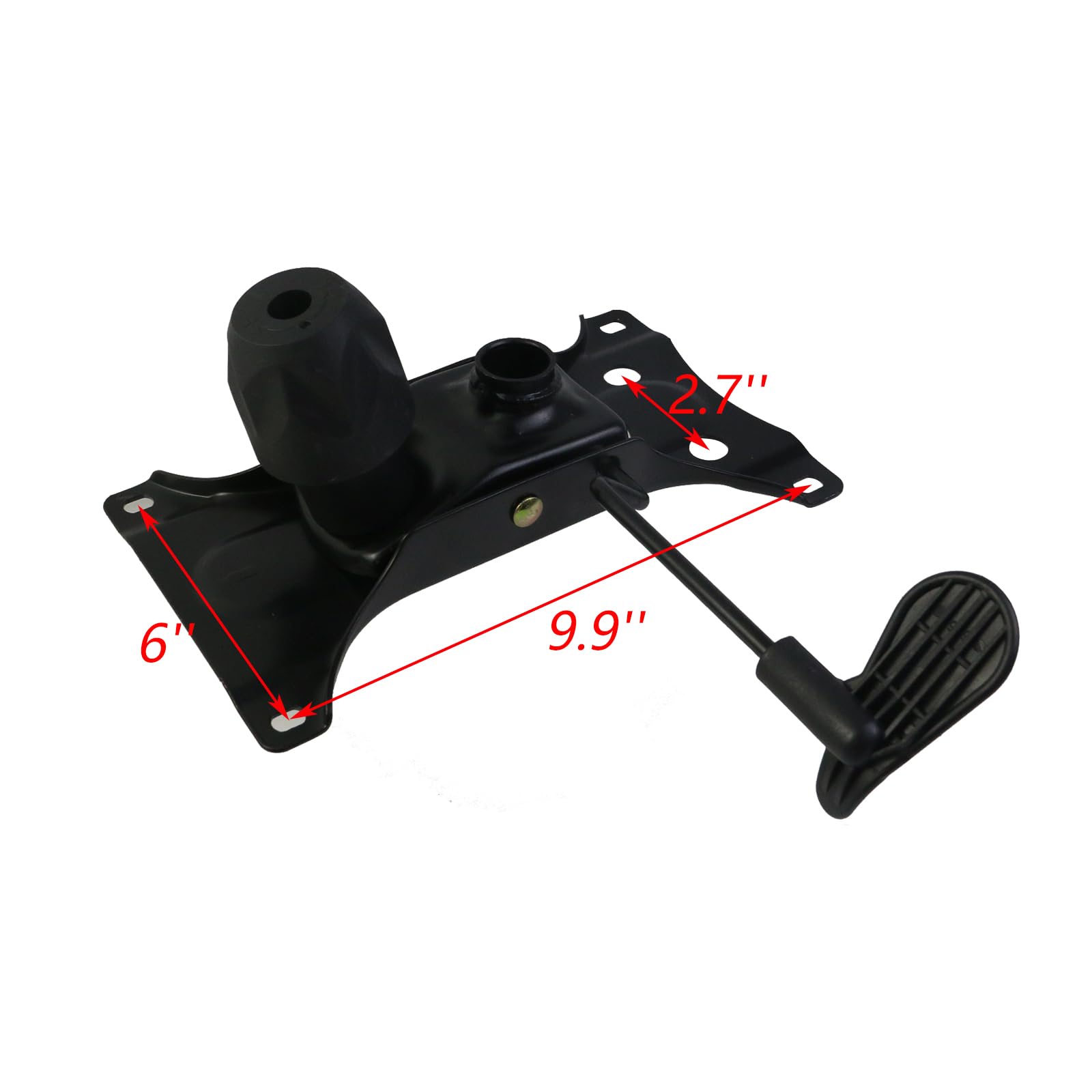 1 mecanismo de inclinación para silla de juegos, piezas de repuesto para silla de oficina, mecanismo de asiento giratorio de control de inclinación, 9.9 x 6 pulgadas (largo x ancho)
