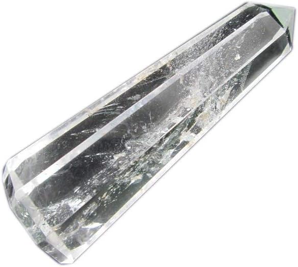 3 Inch Gemstones Obelisk Tower Jumbo Facet Aura Rock Crystal Natural Polished Earth Wand Spirit