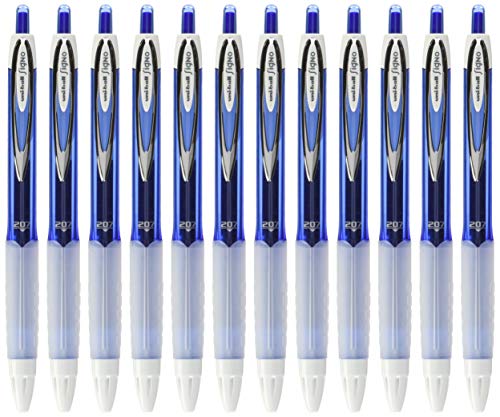 Uniball Signo 207 Bolígrafos de Gel Azul 12 Pack 0.7mm miniatura 1
