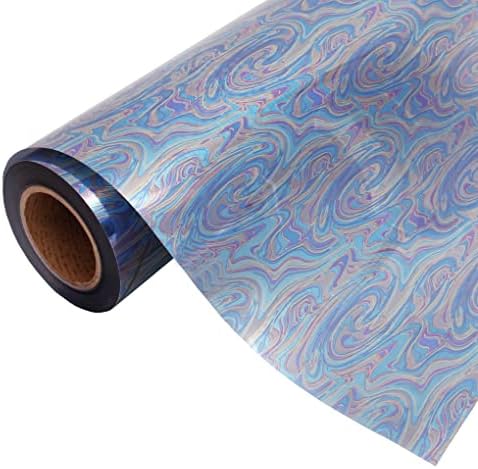 Threadart Liquid Metal Heat Transfer Vinyl Film | Custom Cut Roll 20" Wide by The Yard | Compatible with Venture Explore and Maker, Silhouette Cameo, & Large Format Cutters