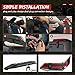 Aaiwa High Mount Brake Light with Turn Signals & Brake Lights, Extra Tail Light For Jeep Wrangler JK JKU 2007-2018 Upgrade Roof Tail Lights