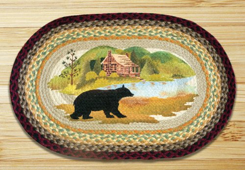 Cabin Bear Oval Patch