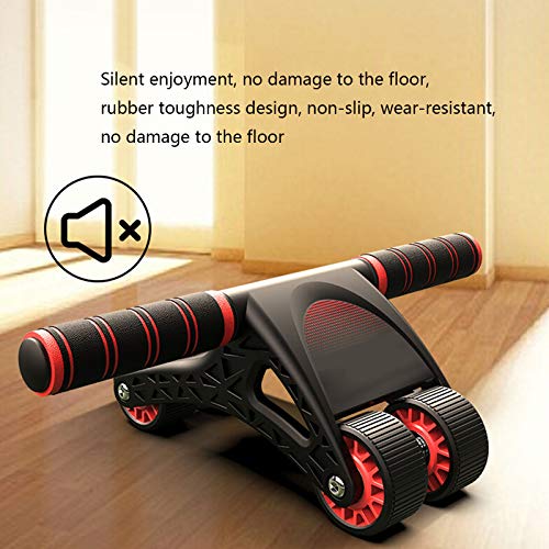 AB Roller 4 rodas Abdomen dobráveis, design feminino masculino fitness AB roda design multiuso duráv