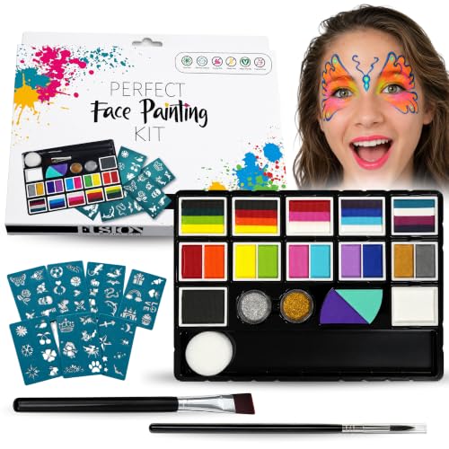 Fusion Body Art Perfect Professional Face Paint Kit Hypoallergenic Vegan