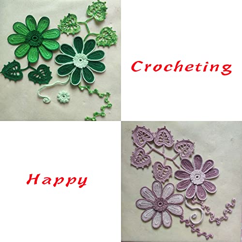 golo Crochet Thread Size 30 for Hand Knitting Cotton Crochet Yarn (Army Green)10-890