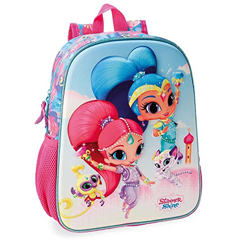 Shimmer and Shine Twinsies Mochila Preescolar 33 cm  Frontal 3D