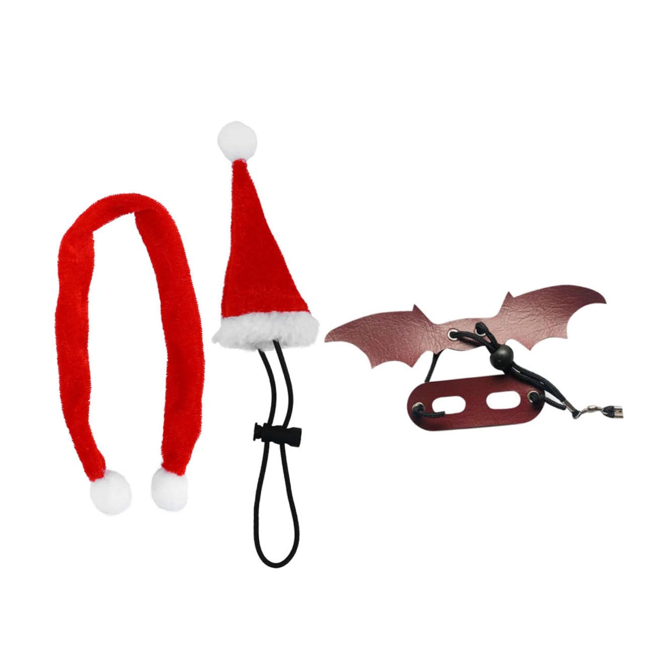 BESPORTBLE 2sets Accessori Per Rettili Guinzaglio Cappello e Sciarpa Per Lucertole Decorazioni Festive Per All