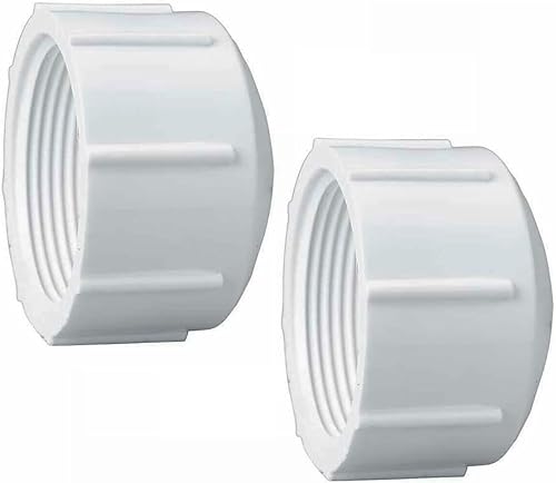 MaxLLTo Tapa roscada de PVC de 1-1/2 pulgadas SCH 40 para PrimeX 88237 (paquete de 2)