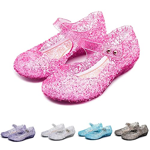 Generic Jelly Shoes for Girls, Birthday Sandals Little Girls Mary Jane Dance Shoes Toddler Dress up Clothes for Little Girls