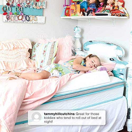 Serta Perfect Sleeper Extra Long Foam Bedrail - Guardrail For Toddlers & Kids With Water-Resistant, Non-Slip & Machine Washable Cover - 1Pk, White #TOP1