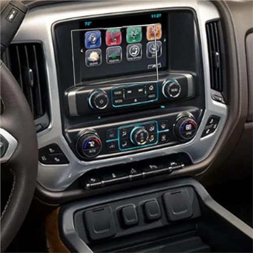 Film protecteur écran navigation anti-rayures Chevrolet Colorado 8"