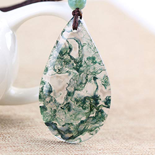Collier en Jade calcédoine d'eau, le pendentif porte-bonheur idéal à offrir