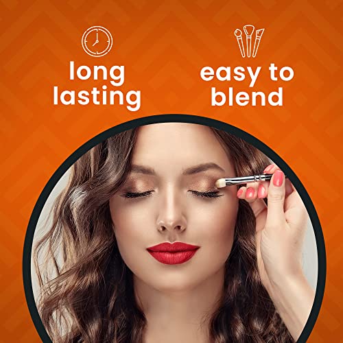 Ccolor Cosmetics - Spice, 18-Color Eyeshadow Palette Makeup, Highly Pigmented Eye Shadow Makeup, Eyeshadow Palette Matte And Metallic, Easy-To-Blend Eye Makeup Kit, Warm And Cool-Toned Neutrals #TOP3