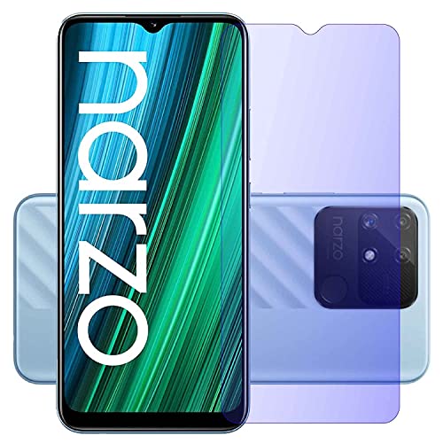 Image of DD SON2.5D Anti Blue tempered Glass for Realme Narzo 50A, Narzo 50A Prime,50i,30A, Narzo 10, 10A, 20, 20A, C11, C12,C15, C20, C21, C25 With Full Screen Coverage [Except Edges]