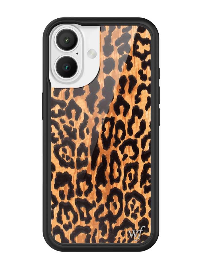 Image of Wildflower Cases - Compatible with iPhone 16 | Protective Bumper, 6.5ft Drop Test Certified, Women Owned Small Business | Leopard Love