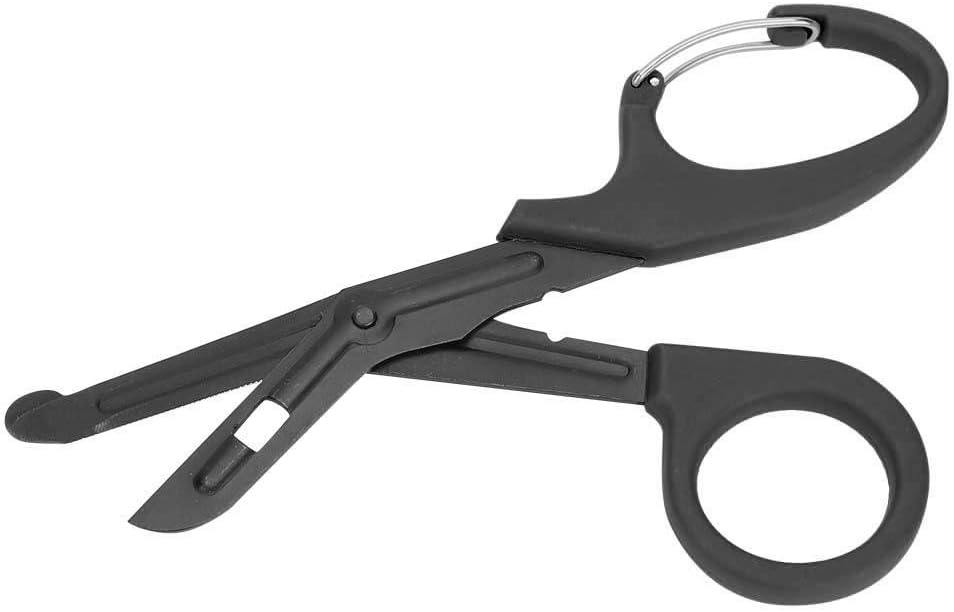ArchuuMedical Scissors, Bandage Shears, Stainless Steel Bandage Scissors Trauma Shears, Medical Supplies for Surgical Home Emergency Room for Nurses(black)