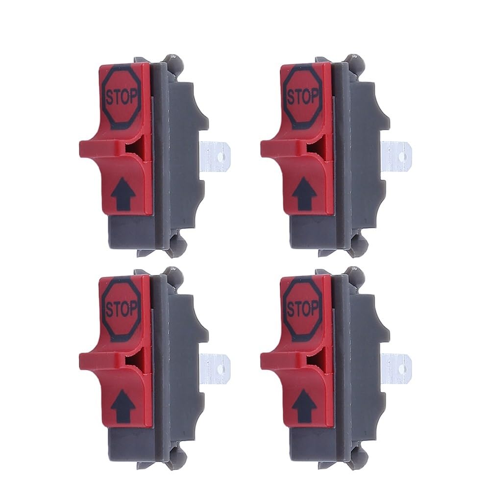 Interrupteur pour scies EPA 371 et 372, lot de 4 parfaits pour l'entretien du bois de chauffage