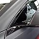 SOLAR SYSTEMS 3M WRAP 2080 Selbstklebende Autofolie - Entchromung Klebeband + Rakel und Messer - Auto Tuning - Auto Folie Schwarz Glanz 3,5cm x 5m