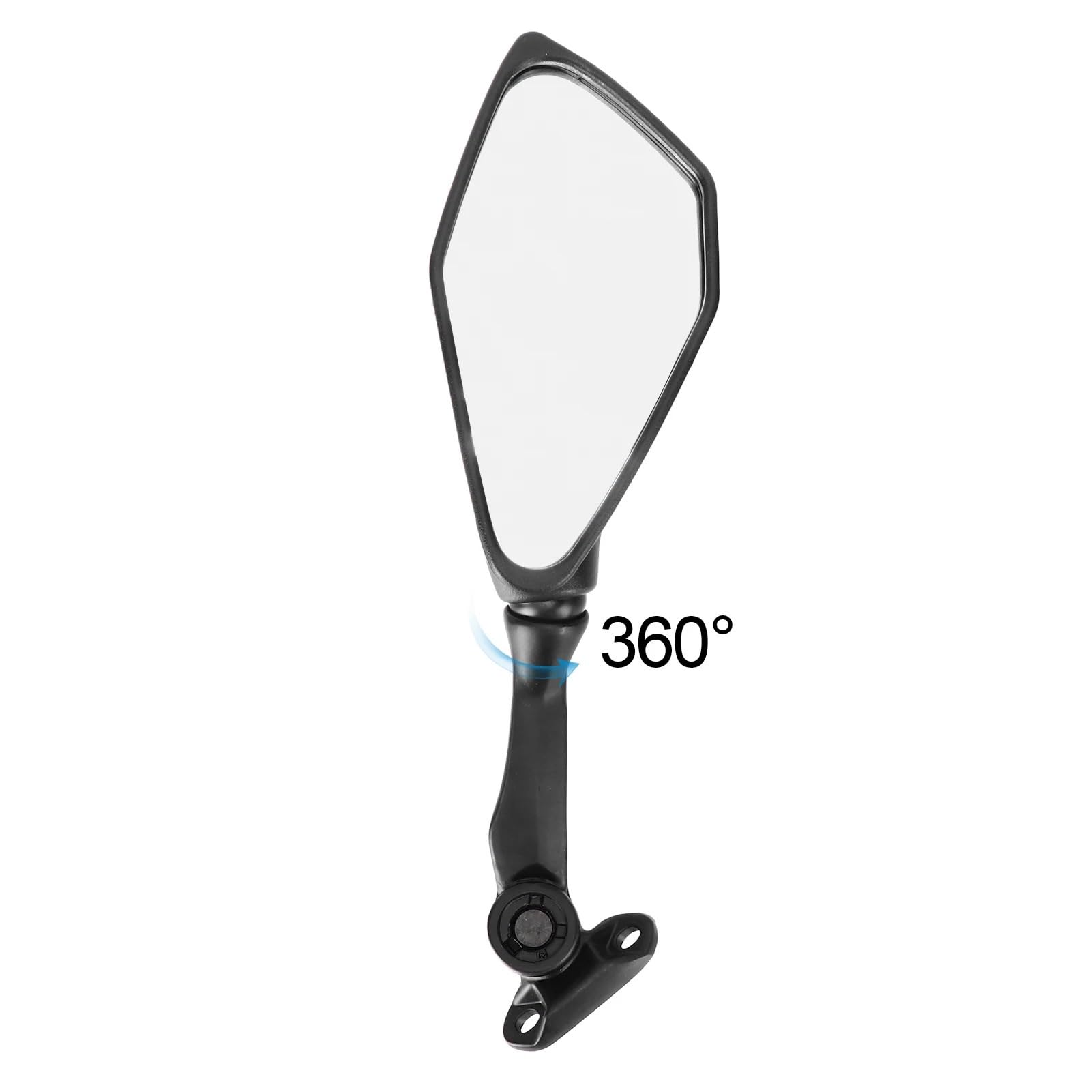 Moto Lusterko końcówkowe kierownicy Motocyklowa k Pasuje Do Ninja 300 250 ZX6R 636 300R EX300 ABS 2 Sztuk Lusterka Wsteczne Motocykla Składana Wymiana