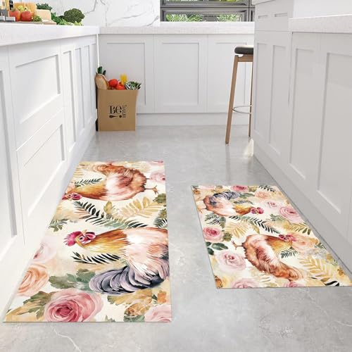 Alfombras de cocina de 43x150 y 43x75 cm ideales para dar vida y color al hogar 4