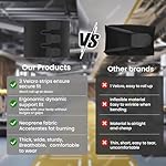 RIYA Waist Trimmer Sweat Waist Trainer for Women and Men Waist Sweat Belt Band Belly Stomach Wrap - Image 4